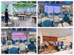 核心结合高桥市场监理所正在各食堂开展了“食